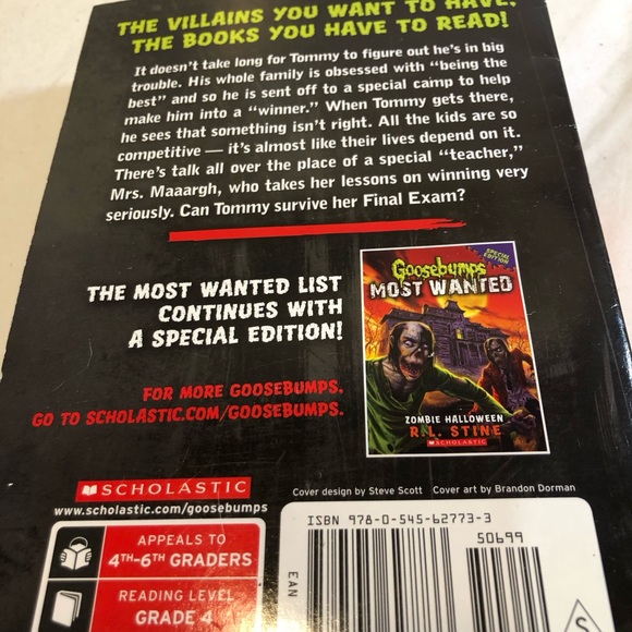 Goosebumps Most Wanted Books, set of 4 # 1,2,6,7 - Picture 4 of 12